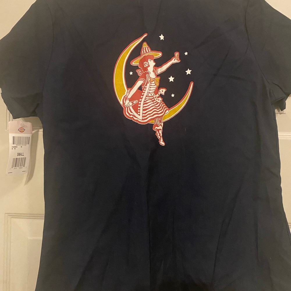 NWT Dickies Miller High Life Lanes Bowling T shirt size Small